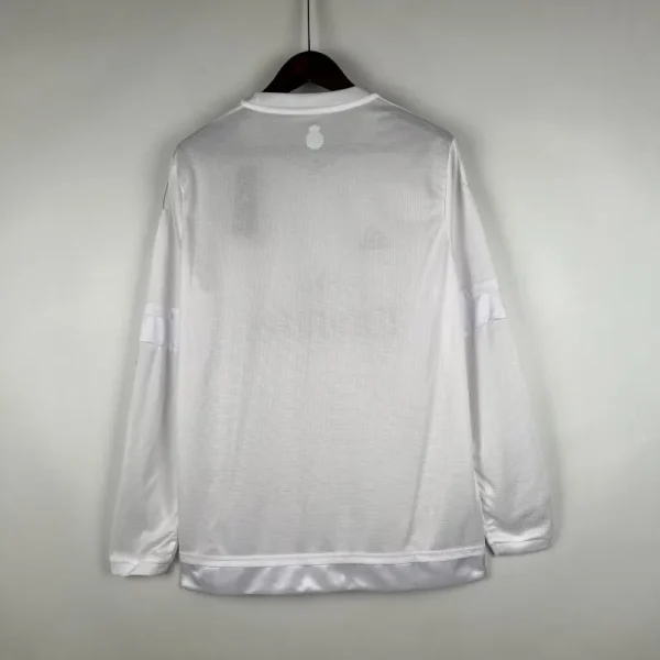 2015-2016 Long Sleeve Real Madrid Jersey retro kit - Image 8