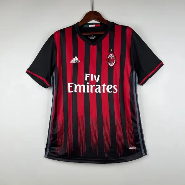 2016-2017 AC Milan Jersey retro kit