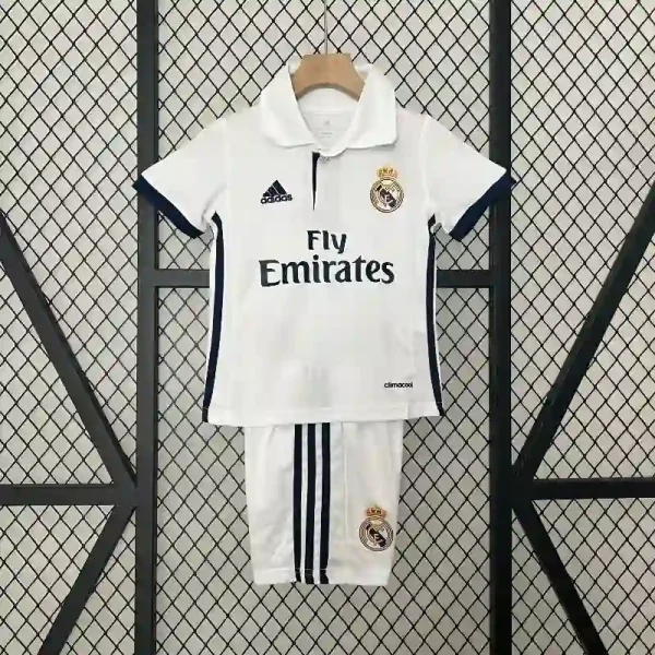 2016-2017 Kids Real Madrid Jersey retro kit