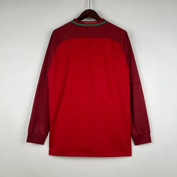 2016-2017 Long Sleeve Portugal Jersey retro kit - Image 8
