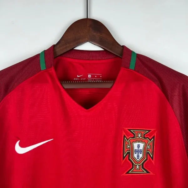 2016-2017 Long Sleeve Portugal Jersey retro kit - Image 4