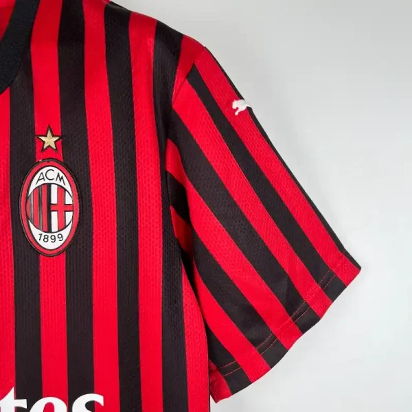 2019-2020 AC Milan Jersey retro kit - Image 5