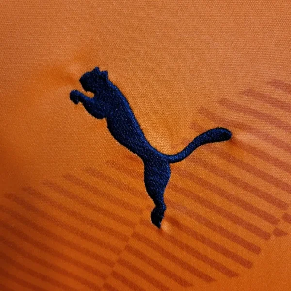 2022-2023 Goalkeeper Manchester City Orange Soccer retro kit - Image 2