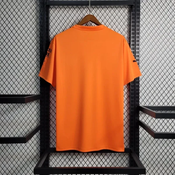 2022-2023 Goalkeeper Manchester City Orange Soccer retro kit - Image 8