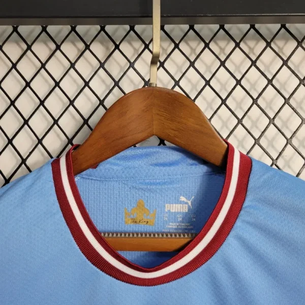 2022-2023 Kids Manchester City Jersey retro kit - Image 3