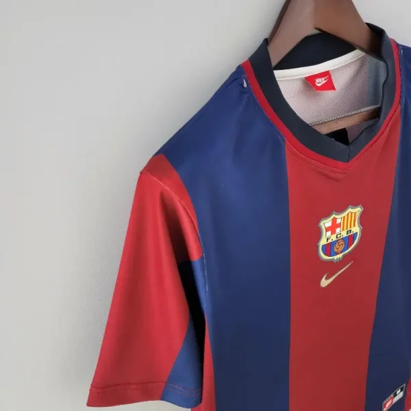 1998-1999 Barcelona Jersey retro kit - Image 5