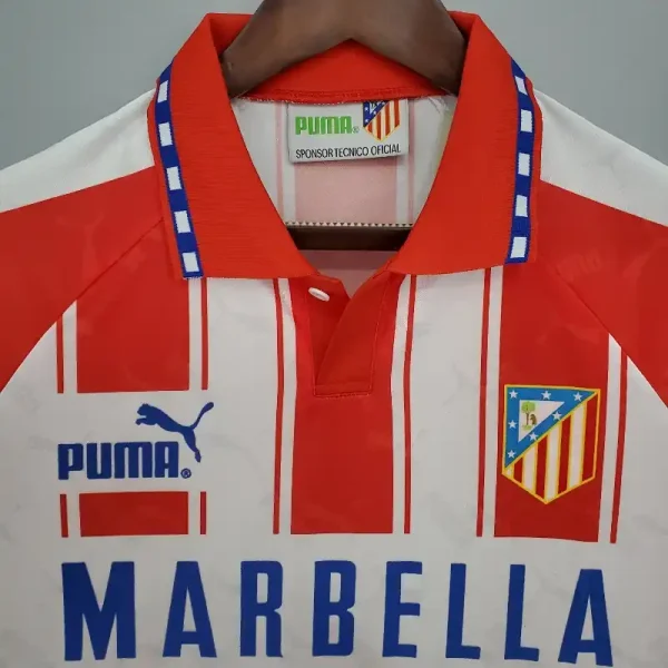 1994-1995 Atletico Madrid Jersey retro kit - Image 2