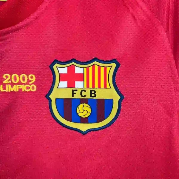 2008-2009 Barcelona UEFA League retro kit - Image 3