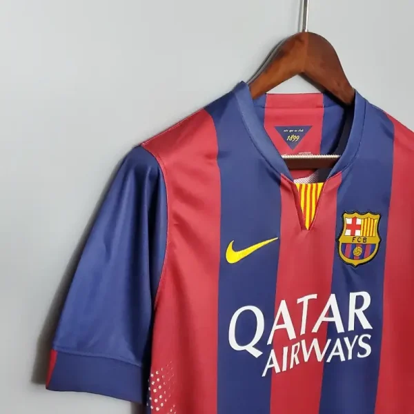 2014-2015 Barcelona Jersey retro kit - Image 5