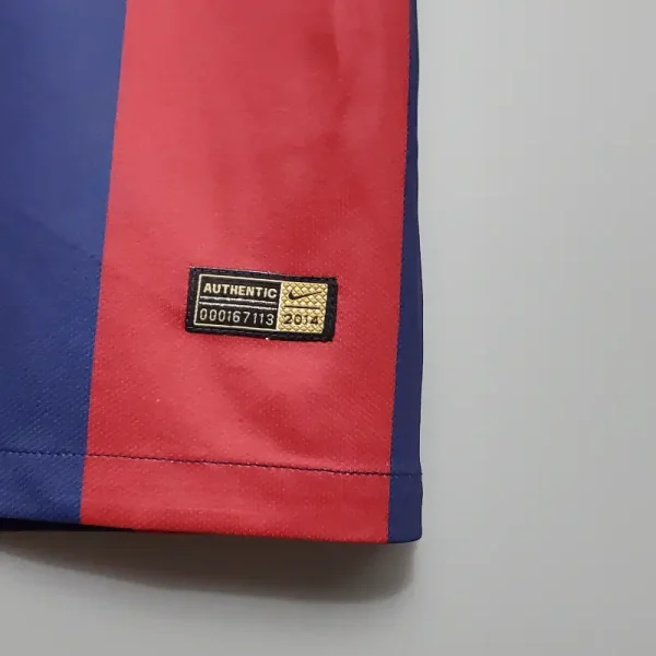 2014-2015 Barcelona Jersey retro kit - Image 6