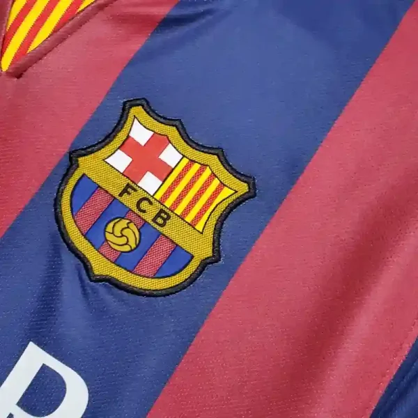 2014-2015 Barcelona Jersey retro kit - Image 3