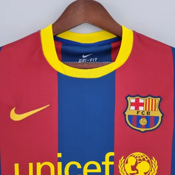 2010-2011 Barcelona Long Sleeve League retro kit - Image 4