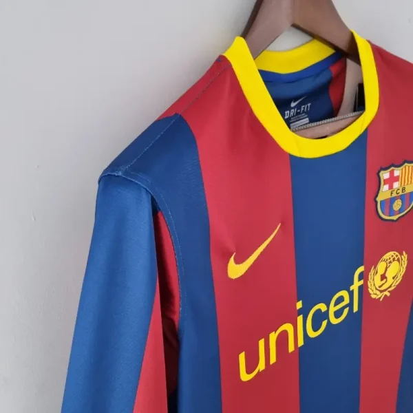 2010-2011 Barcelona Long Sleeve League retro kit - Image 6