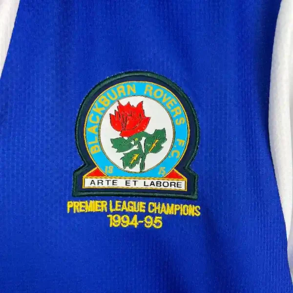 1994-1995 Blackburn Rovers Jersey retro kit - Image 3