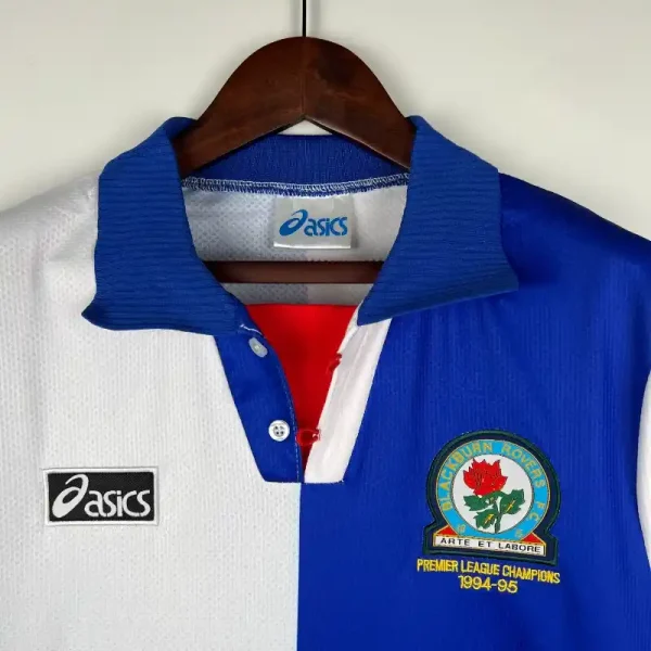 1994-1995 Blackburn Rovers Jersey retro kit - Image 4