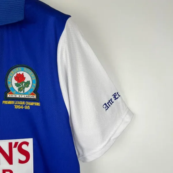 1994-1995 Blackburn Rovers Jersey retro kit - Image 5