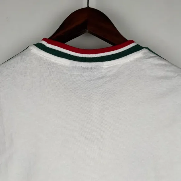 2014-2015 Fluminense White Soccer retro kit - Image 7
