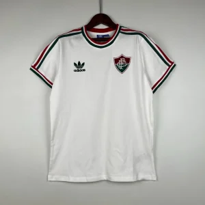 2014-2015 Fluminense White Soccer retro kit