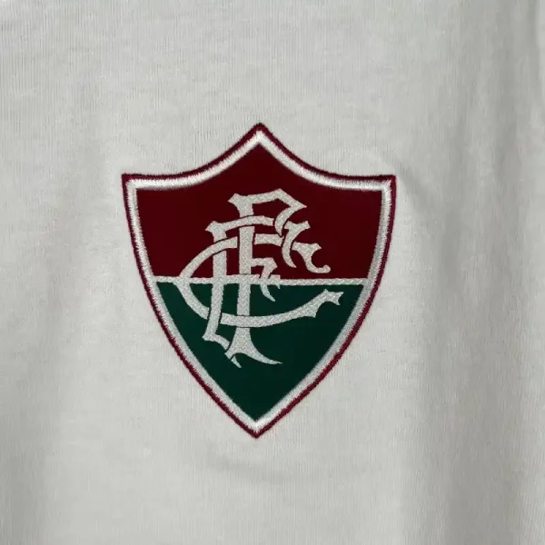 2014-2015 Fluminense White Soccer retro kit - Image 3