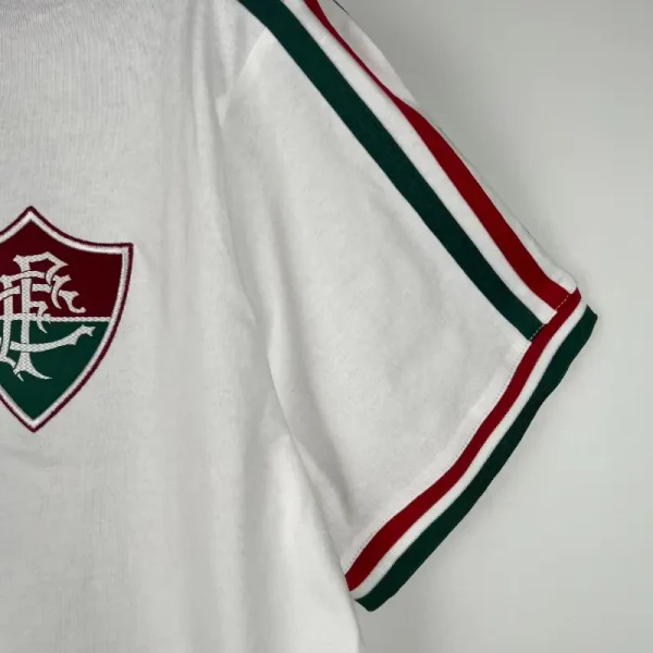 2014-2015 Fluminense White Soccer retro kit - Image 5