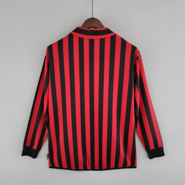 1999-2000 Long Sleeve AC Milan Jersey retro kit - Image 5