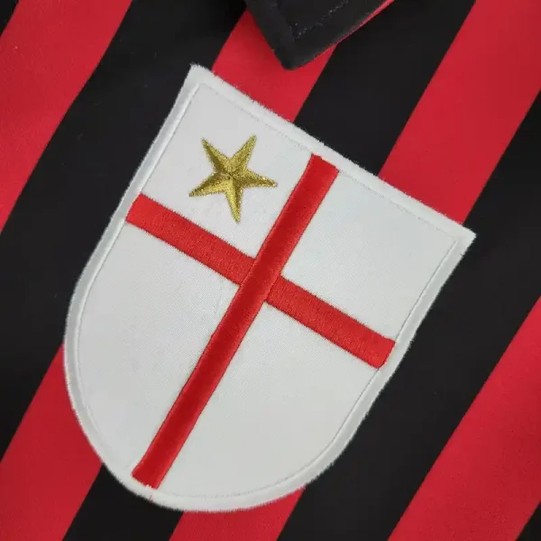 1999-2000 Long Sleeve AC Milan Jersey retro kit - Image 8