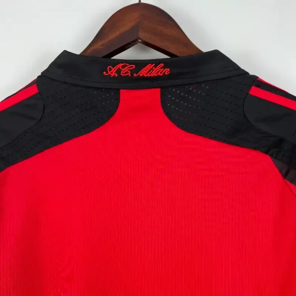 2007-2008 Long Sleeve AC Milan Jersey retro kit - Image 8