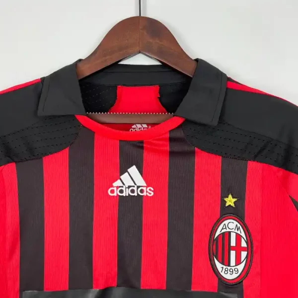 2007-2008 Long Sleeve AC Milan Jersey retro kit - Image 7