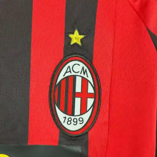 2007-2008 Long Sleeve AC Milan Jersey retro kit - Image 2