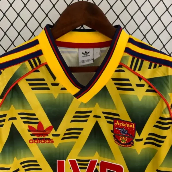 1991-1993 Arsenal Long Sleeve Jersey retro kit - Image 4