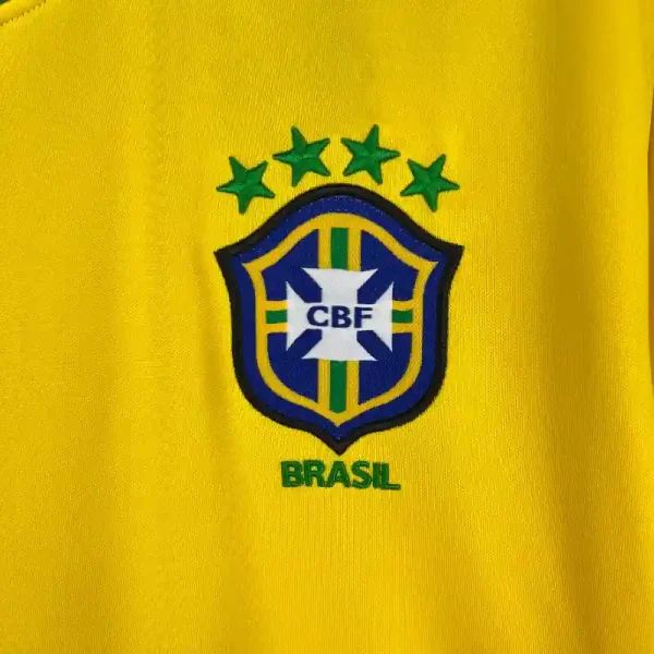 1998 Brazil Long Sleeve Jersey retro kit - Image 3