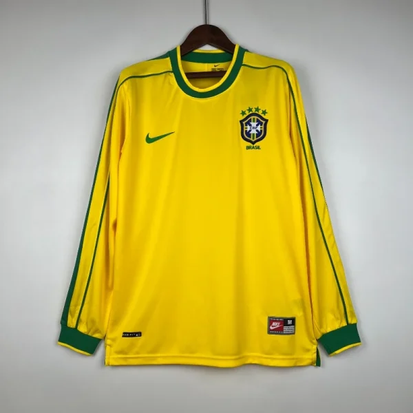 1998 Brazil Long Sleeve Jersey retro kit