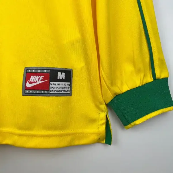 1998 Brazil Long Sleeve Jersey retro kit - Image 6