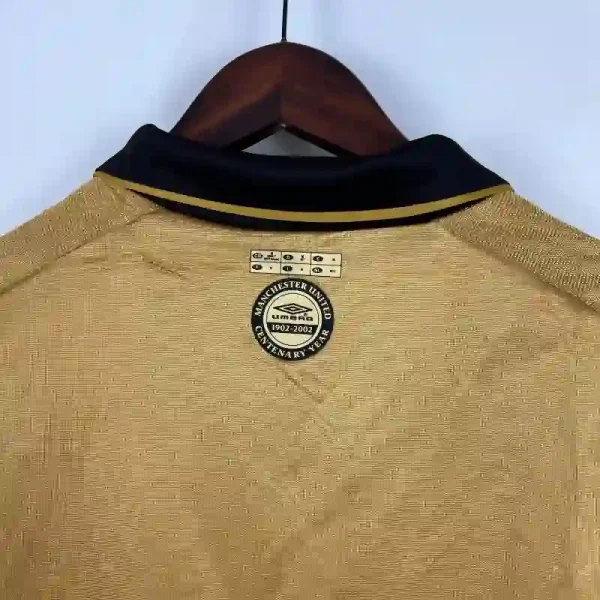 2001-2002 Long Sleeve Manchester United100th Anniversary Soccer retro kit - Image 14