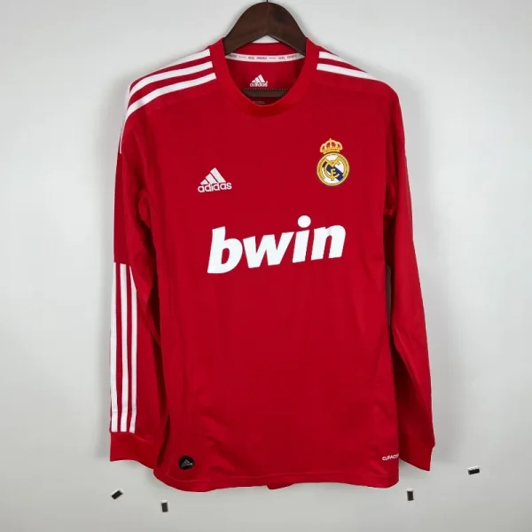 2011-2012 Long Sleeve Real Madrid Third retro kit - Image 10