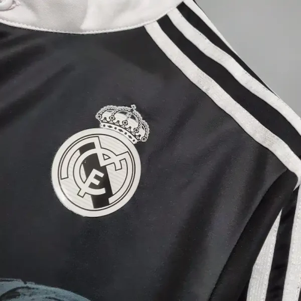2014-2015 Long Sleeve Real Madrid Third retro kit - Image 2