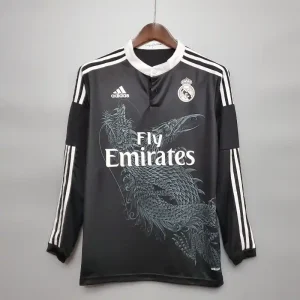 2014-2015 Long Sleeve Real Madrid Third retro kit
