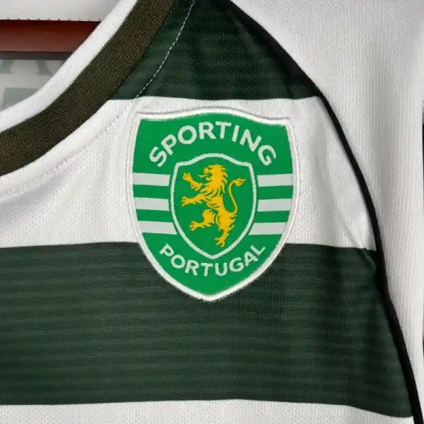 2001-2003 Sporting Lisbon Long Sleeve Jersey retro kit - Image 3