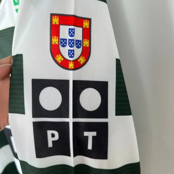 2001-2003 Sporting Lisbon Long Sleeve Jersey retro kit - Image 6