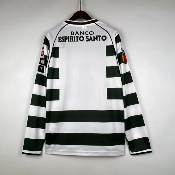 2001-2003 Sporting Lisbon Long Sleeve Jersey retro kit - Image 8