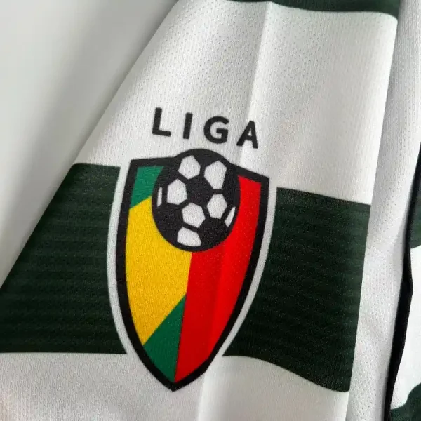 2001-2003 Sporting Lisbon Long Sleeve Jersey retro kit - Image 5