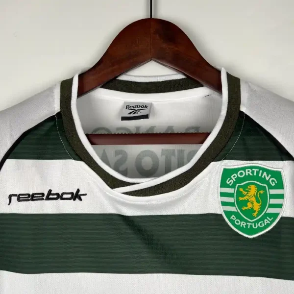 2001-2003 Sporting Lisbon Long Sleeve Jersey retro kit - Image 4