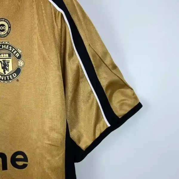 2001-2002 Manchester United 100th Anniversary Edition Soccer retro kit - Image 4