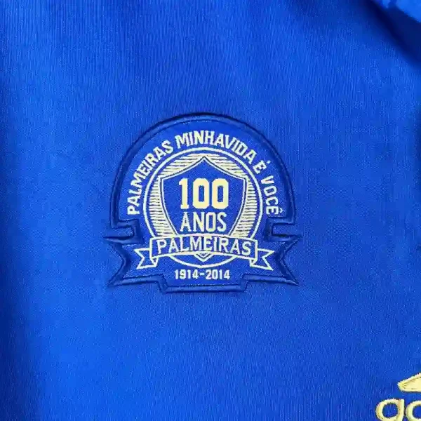 2014-2015 Palmeiras Blue Soccer retro kit - Image 2