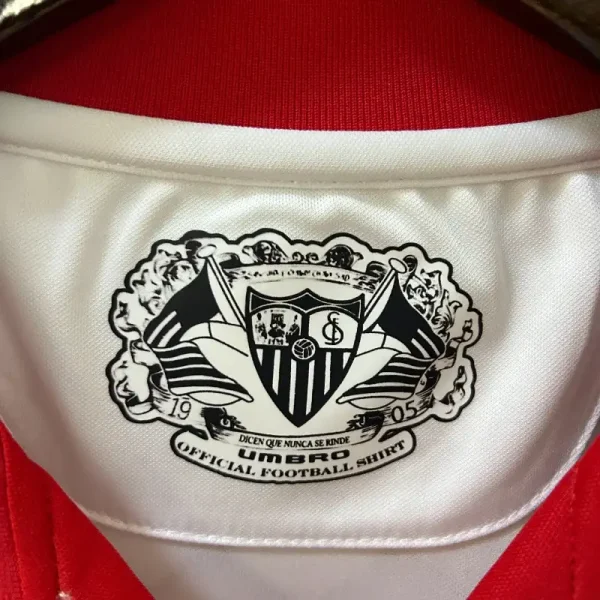 2012-2013 Sevilla Jersey retro kit - Image 4
