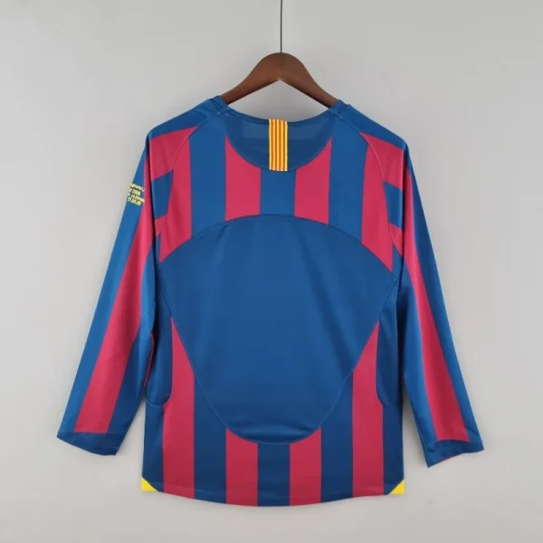 2005-2006 Barcelona Long Sleeve Jersey retro kit - Image 2