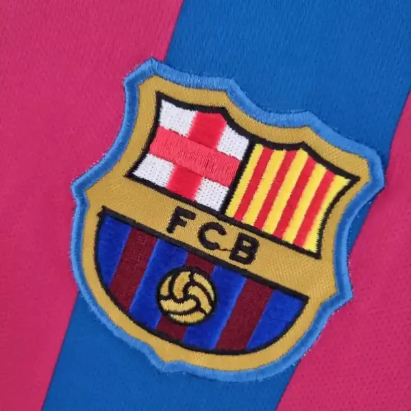 2005-2006 Barcelona Long Sleeve Jersey retro kit - Image 3