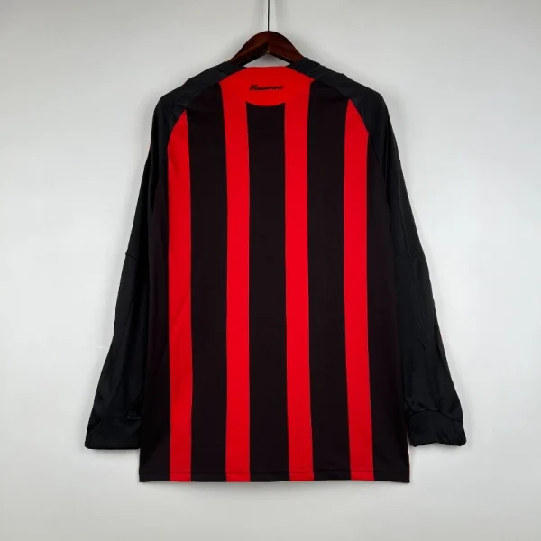 2008-2009 AC Milan Long Sleeve Jersey retro kit - Image 8