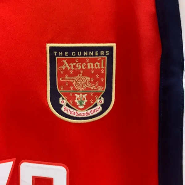 1998-1999 Long Sleeve Arsenal Jersey retro kit - Image 3