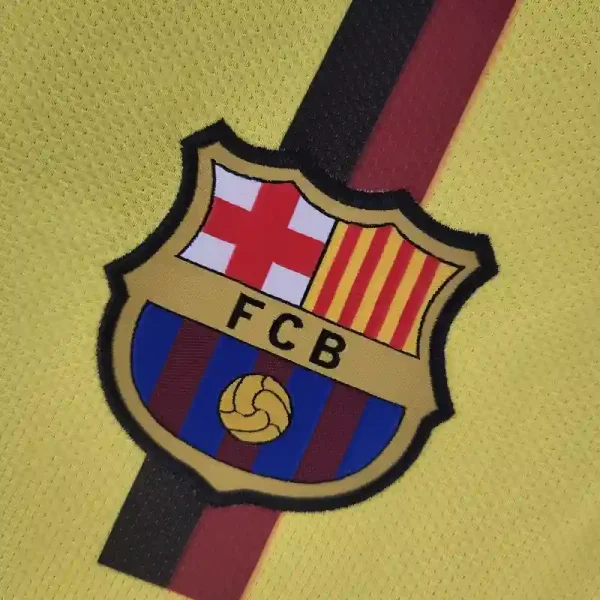 2008-2009 Long Sleeve Barcelona Jersey retro kit - Image 9